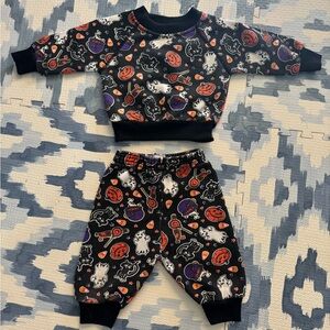 Vintage 90s Halloween Baby Outfit Set Garanimals Made in USA